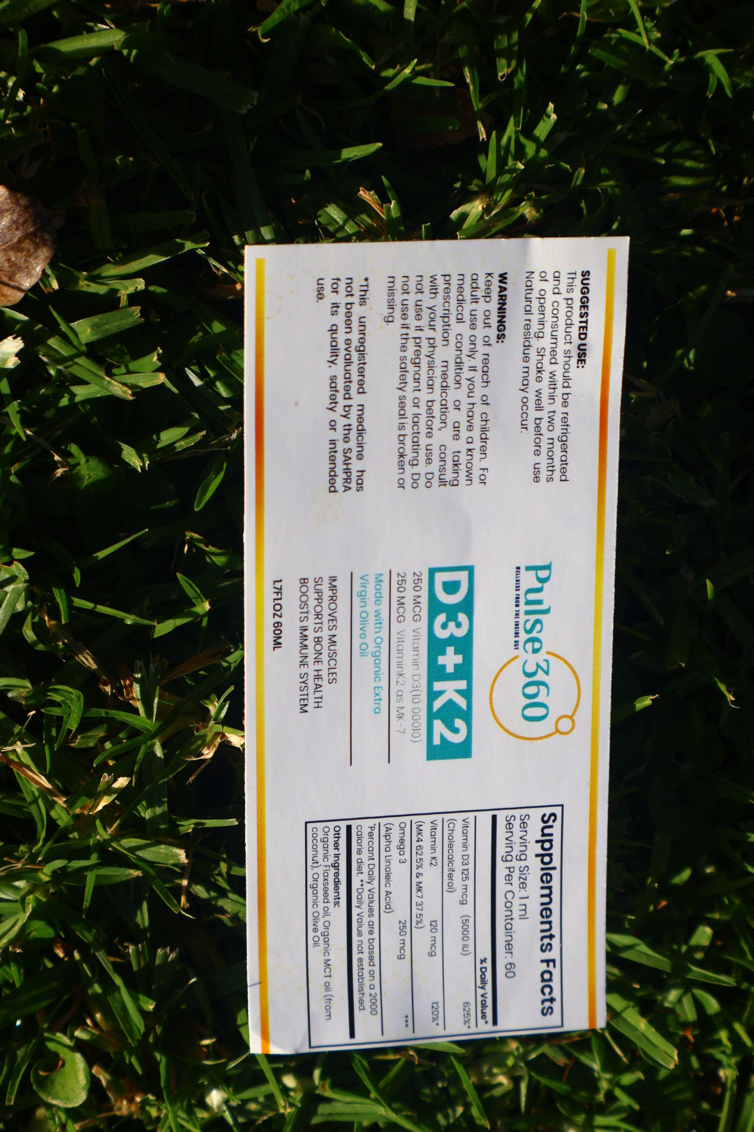 Vitamin D3 & K2