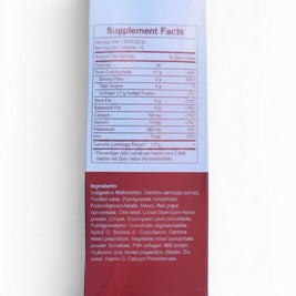 Pulse 360º Glow Cutting Jelly supplement facts and ingredients label on a white background.